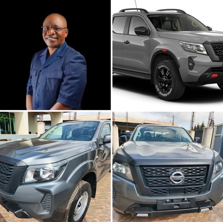 MP Bright Asamoah Brefo To Donates Brand-New Nissan Navara Pickup to Bibiani Police Divisional Command
