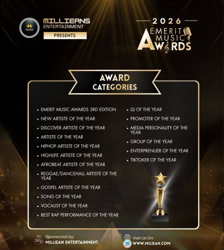 Nominations Open for Emerit Music Awards 3rd Edition, Public Invited to Crown 2025’s Biggest Music Makers