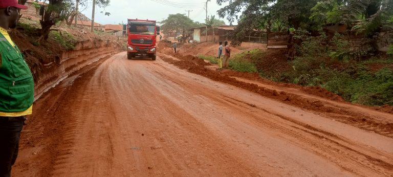 Sefwi Asawinso, Kojina and Essakrom Residents Hail MP and MCE for Reshaping Deplorable Kojina-Essakrom “Death Trap” Road